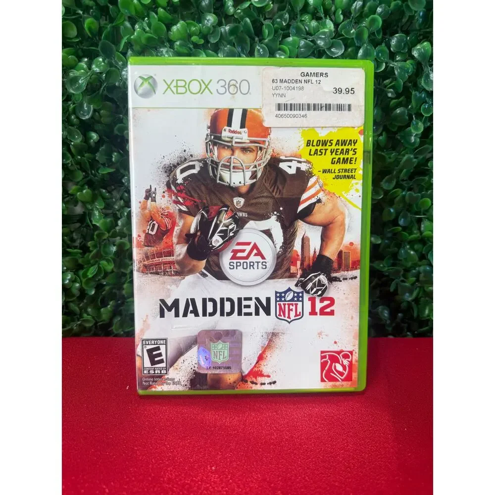 Madden NFL 12 Xbox 360 EA Sports Football Game 2011 - No Manual